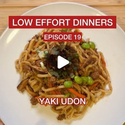 Easy Yakiudon/chow Mein