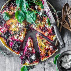 Beetroot And Feta Tart