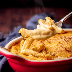 Poblano Smoked Gouda Mac And Cheese