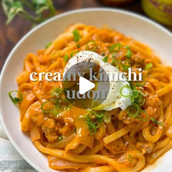 Creamy Kimchi Udon