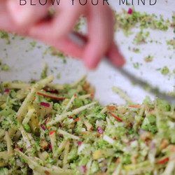Raw Broccoli Salad