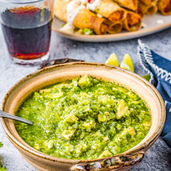 Tomatillo Avocado Salsa