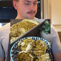 4-ingredient Pistachio Gelato