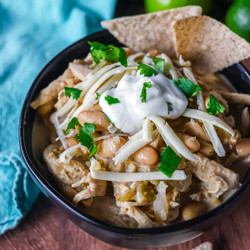 Slow Cooker White Chicken Chili