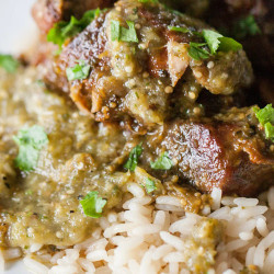 How To Make Really Good Chile Verde Stew In The Slow Cooker