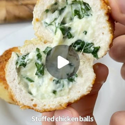 Crispy Stuffed Chicken Balls