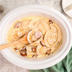 Slow Cooker Pierogies