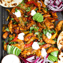 Honey Chipotle Chicken Fajitas