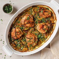 Turmeric Chicken Thighs And Leeks Recipe