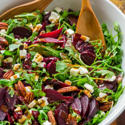 Beet Salad With Goat Cheese And Balsamic Vinaigrette