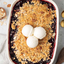 Easy Cherry Crisp
