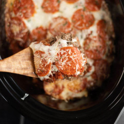Crock Pot Low Carb Pizza Casserole