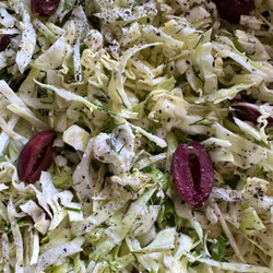 Lahano Salata Aka Greek Cabbage Salad