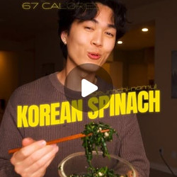 Korean Spinach Side Dish (sigeumchi-namul)