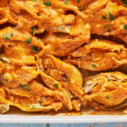 Creamy Cajun Stuffed Shells