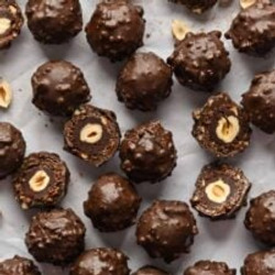 Homemade Ferrero Rocher