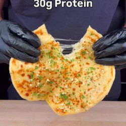 Cheesy Garlic Butter Naan