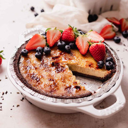 Earl Grey Creme Brulee Pie