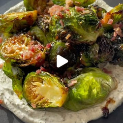 Holiday Appetizers: Whipped Goat Cheese And Glazed Brussels Sprouts