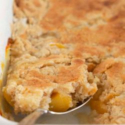 Peach Cobbler With Canned Peaches And Cake Mix