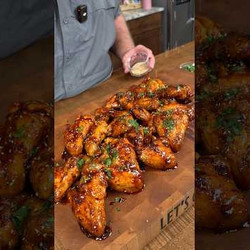 Chili Crisp Smoked Wings