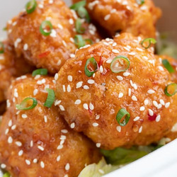 Sweet Chili Glazed Fried Cauliflower