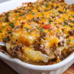 Hobo Casserole With Ground Beef &amp; Potatoes: