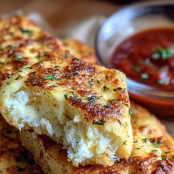 Herbed Cottage Cheese Flatbread Sticks