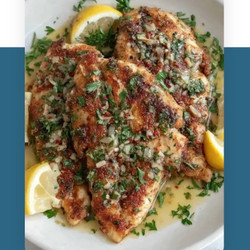 Pan-Seared Tilapia with Garlic Lemon Butter