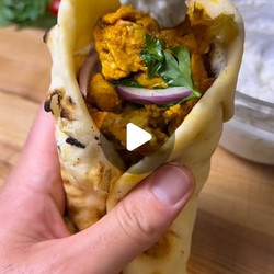 Chicken Shawarma With Homemade Tzatziki Sauce