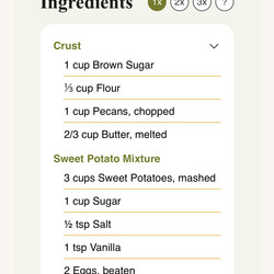 Sweet potato crunch