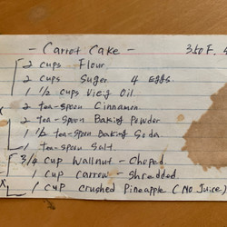 Carrot Cake