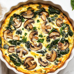 Spinach and Cheese Quiche
