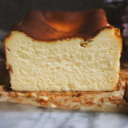 Loaf Pan Basque Cheesecake