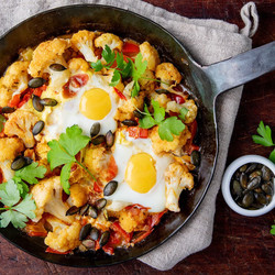 Blumenkohl-shakshuka