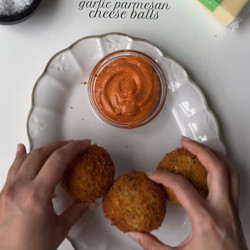Garlic Parmesan Cheese Balls