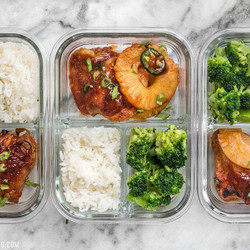 Pineapple Bbq Chicken Meal Prep