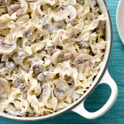 One-pot Creamy Beef Stroganoff