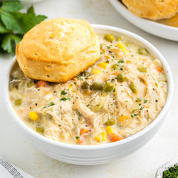 Easy Slow Cooker Chicken Pot Pie
