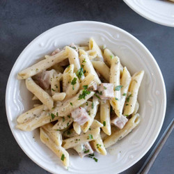 Ham And Cheese Pasta With Ranch