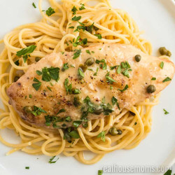 Crock Pot Lemon Italian Chicken With Capers
