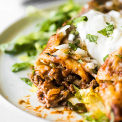 Easy Beef Enchiladas