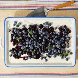 No-bake Blueberry Cheesecake For A Crowd
