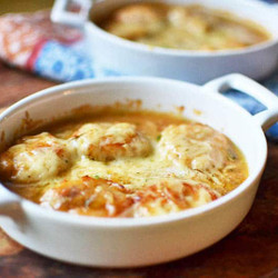 Julia Child’s Scallops Gratineed