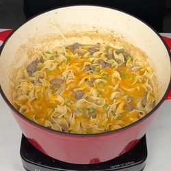 GROUND BEEF STROGANOFF