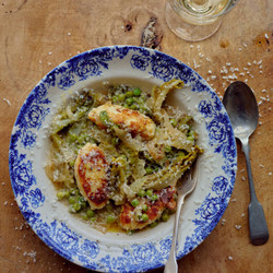 Ricotta Dumplings With Butter-braised Peas And Mint