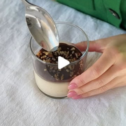 Peanut Butter Tofu Mousse With Chocolate Ganache