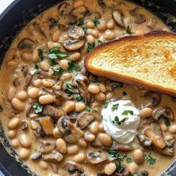 White Bean Stroganoff
