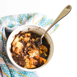Microwave Bread Pudding