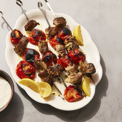 Souvlaki-inspired Pork Skewers